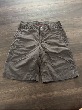The North Face Shorts Grey Nylon Outdoor Breathable Hiking Mens Size 34